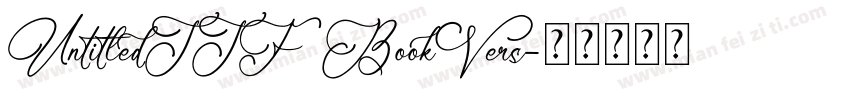 UntitledTTF BookVers字体转换